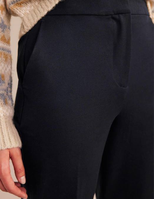 Boden vêtements marine femmes pantalon fuselé bi-stretch LB2X335