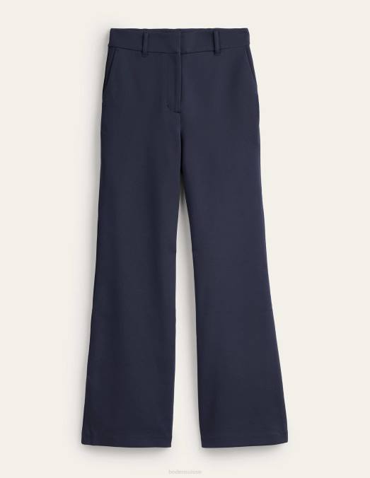 Boden vêtements marine femmes pantalon évasé hampshire LB2X599