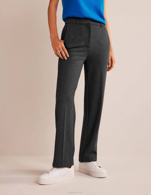 Boden vêtements marne de charbon de bois femmes pantalon en jersey pimlico LB2X322