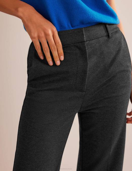 Boden vêtements marne de charbon de bois femmes pantalon en jersey pimlico LB2X322