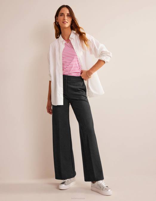 Boden vêtements marne de charbon de bois femmes pantalon en jersey westbourne LB2X324