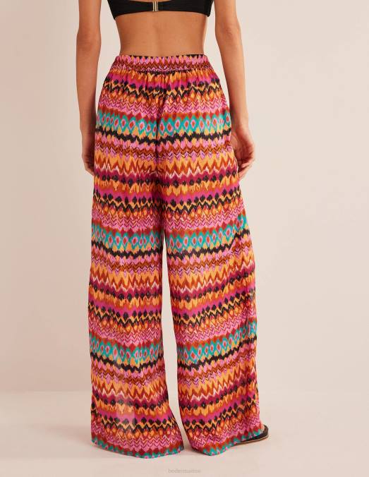 Boden vêtements multi et ikat femmes pantalon fendu à enfiler sur le côté LB2X2489