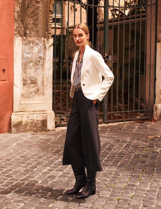 Boden vêtements noir femmes jupe-culotte ample fluide LB2X327