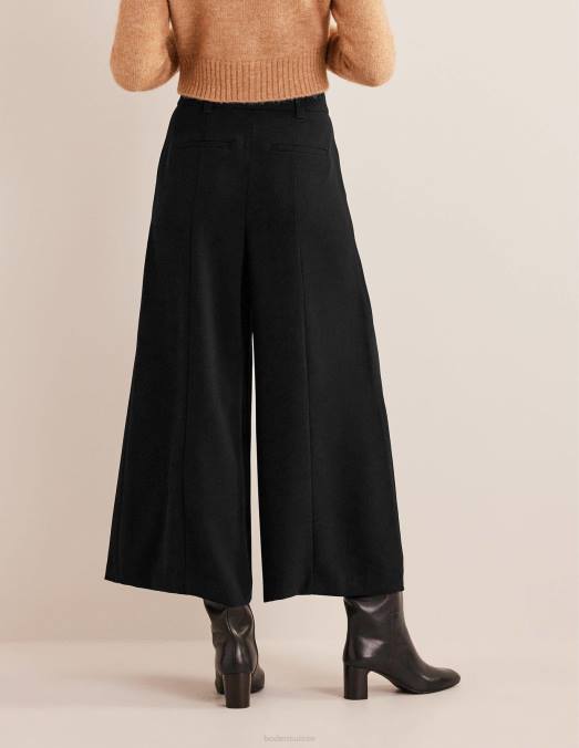 Boden vêtements noir femmes jupe-culotte fluide à coupe large LB2X985