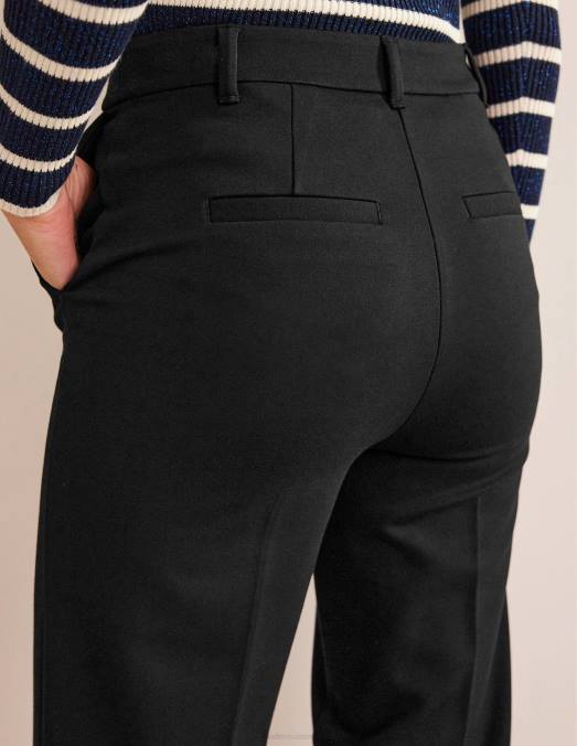 Boden vêtements noir femmes pantalon en jersey pimlico LB2X597