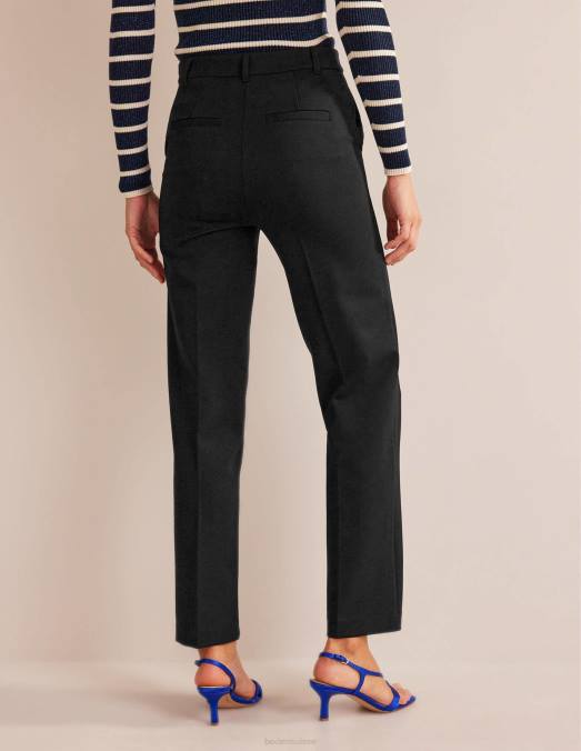 Boden vêtements noir femmes pantalon en jersey pimlico LB2X597