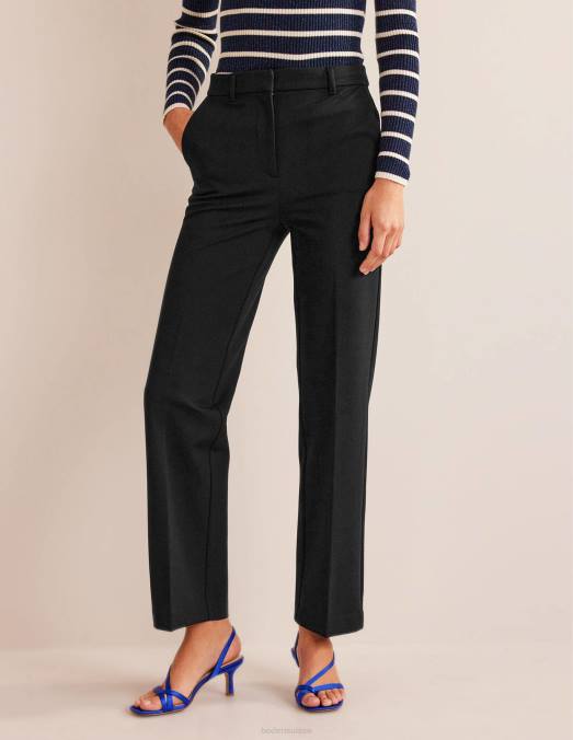 Boden vêtements noir femmes pantalon en jersey pimlico LB2X597