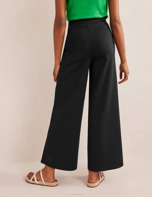 Boden vêtements noir femmes pantalon large en jersey LB2X2190