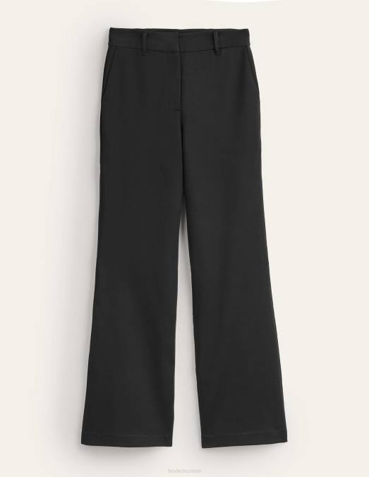 Boden vêtements noir femmes pantalon évasé hampshire LB2X598