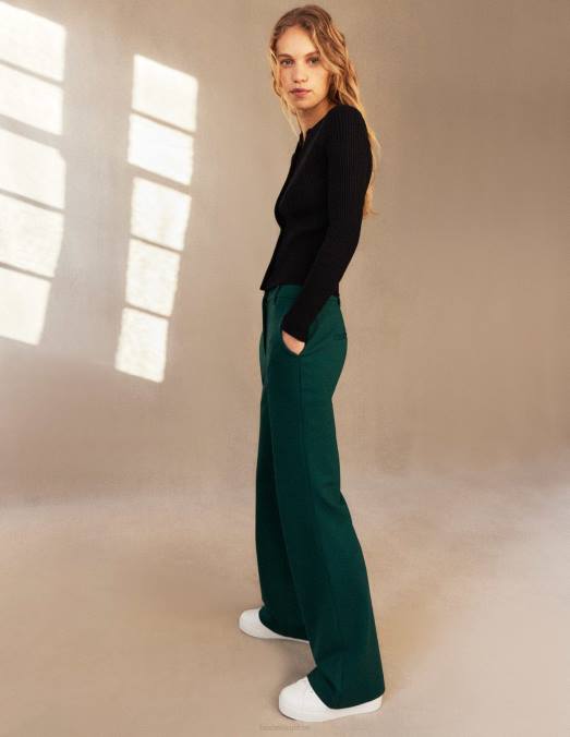 Boden vêtements nuit d'émeraude femmes pantalon évasé hampshire LB2X1354