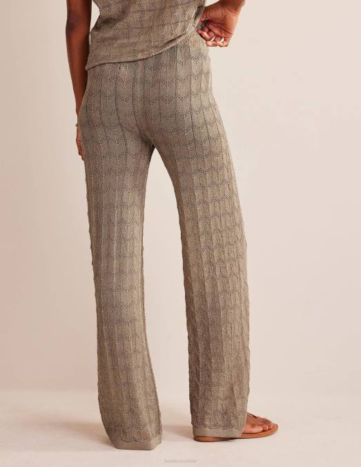 Boden vêtements pierre métallique femmes pantalon de plage en maille LB2X318