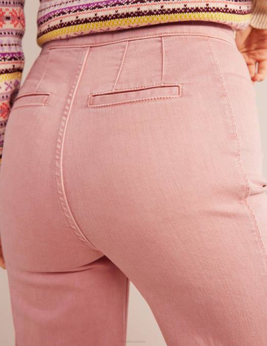 Boden vêtements rose femmes pantalon large marin LB2X326