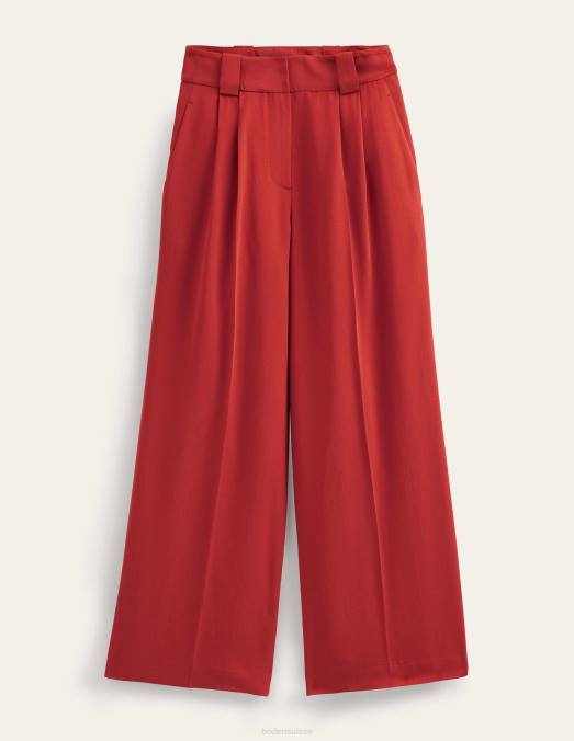 Boden vêtements tomate femmes pantalon large islington LB2X1514