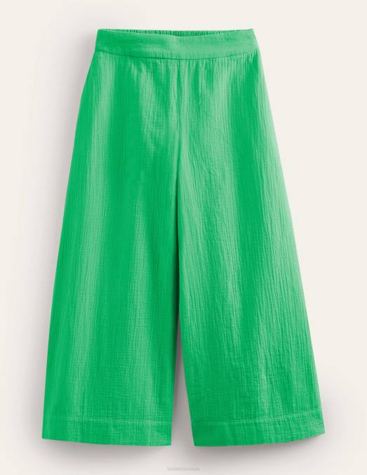 Boden vêtements vert clair femmes pantalon en étamine à enfiler LB2X2499