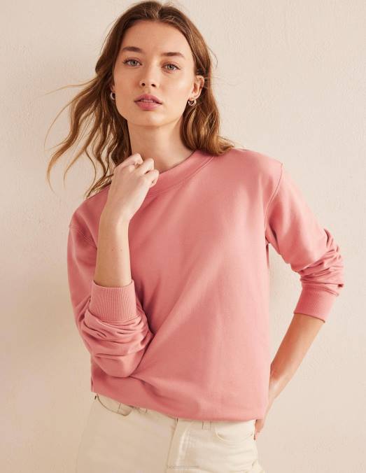 Boden vêtements rose femmes sweat-shirt surdimensionné LB2X1939