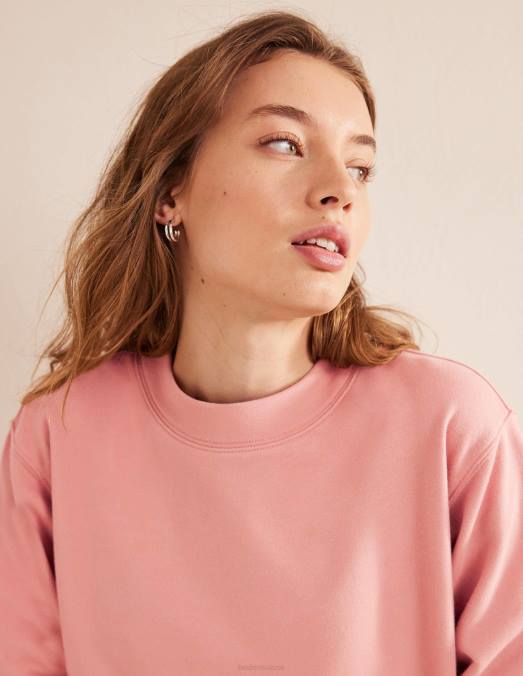 Boden vêtements rose femmes sweat-shirt surdimensionné LB2X1939