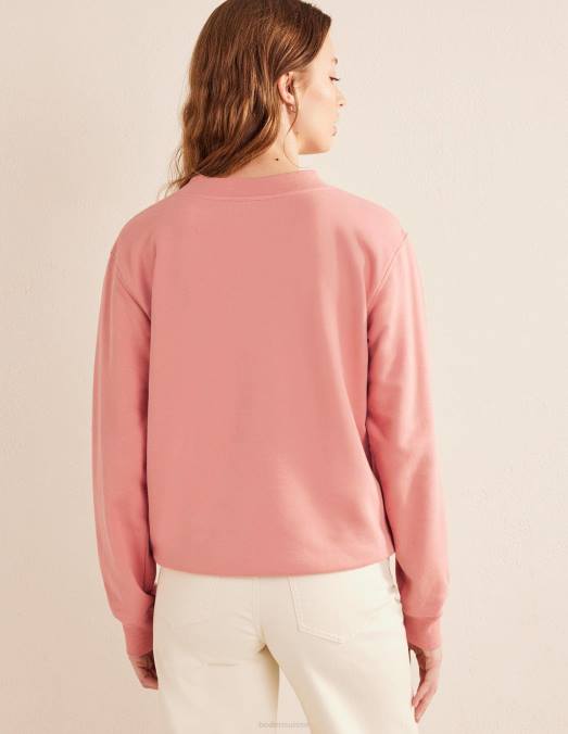 Boden vêtements rose femmes sweat-shirt surdimensionné LB2X1939