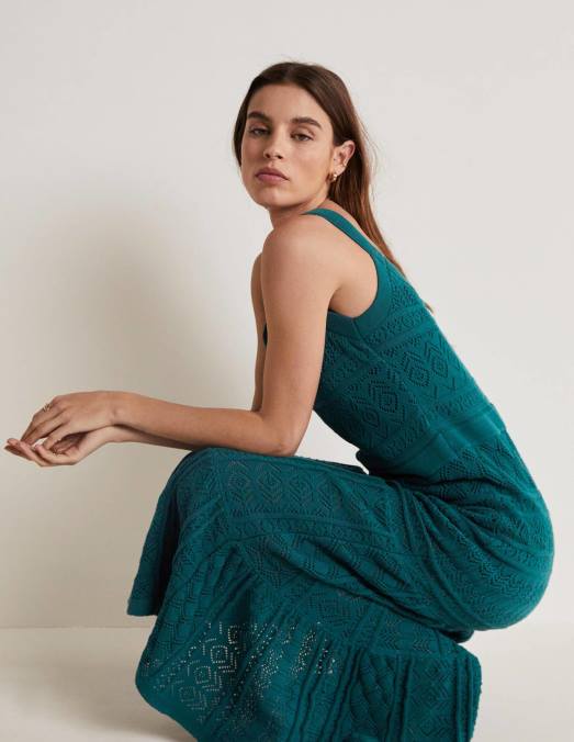 Boden vêtements Baie de Chesapeake femmes robe longue en dentelle tricotée LB2X2230