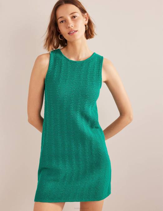 Boden vêtements bijou femmes robe courte en maille à dos dégagé LB2X1001