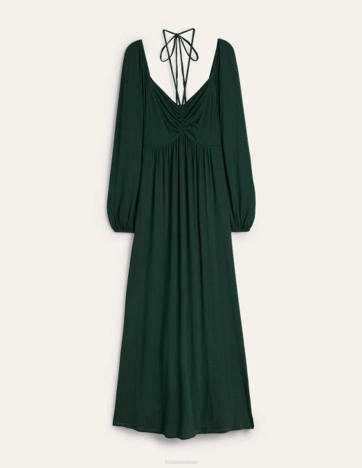 Boden vêtements cheval noir femmes robe longue en jersey à détail de liens LB2X1325