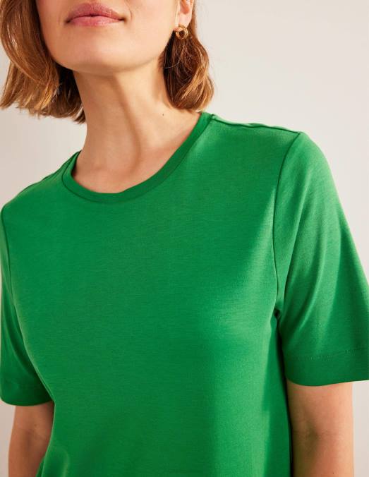 Boden vêtements collines femmes robe t-shirt mi-longue en jersey LB2X2586