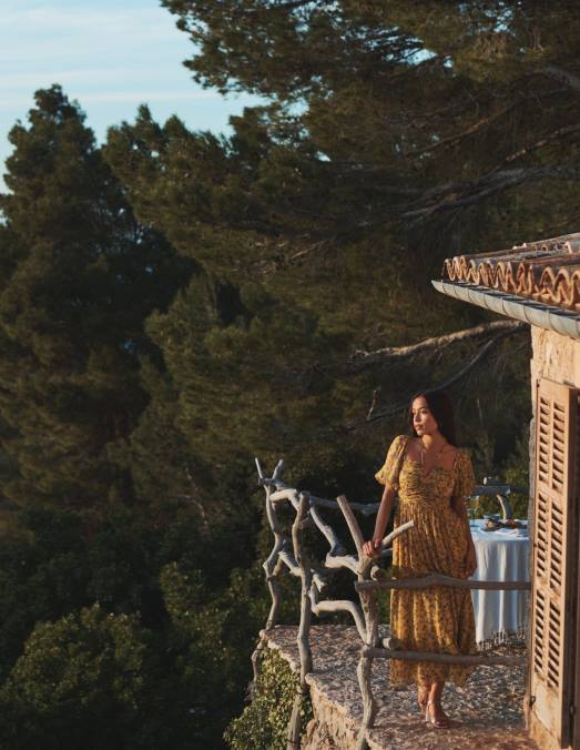 Boden vêtements graines de moutarde et automne des prés femmes robe longue à détail dos nu LB2X9