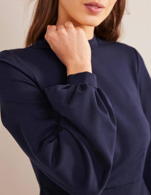 Boden vêtements marine femmes robe courte en jersey LB2X1315