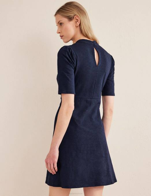 Boden vêtements marine femmes robe courte en jersey LB2X1885