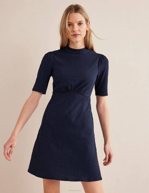 Boden vêtements marine femmes robe courte en jersey LB2X1885