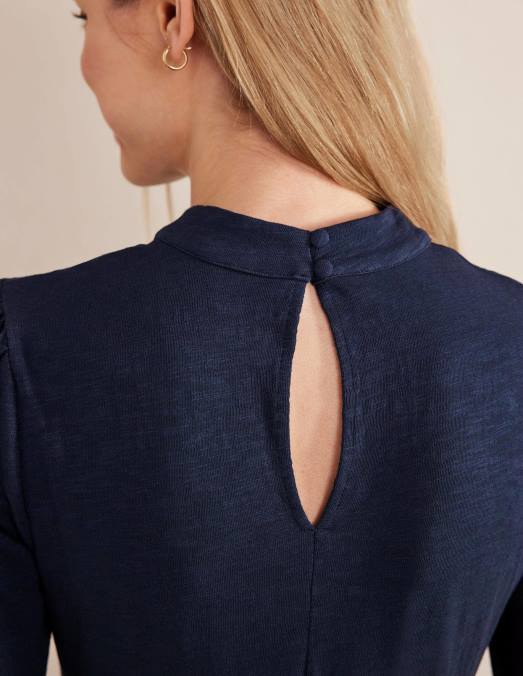 Boden vêtements marine femmes robe courte en jersey LB2X1885