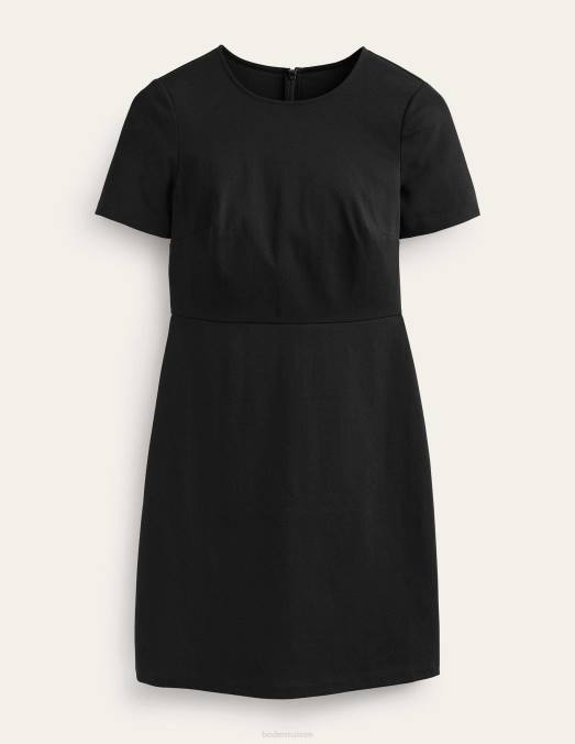 Boden vêtements noir femmes robe courte en jersey LB2X82