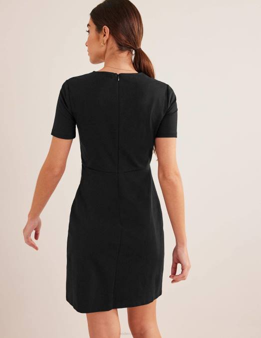 Boden vêtements noir femmes robe courte en jersey LB2X82