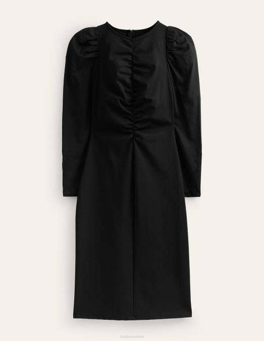Boden vêtements noir femmes robe midi en jersey LB2X1615