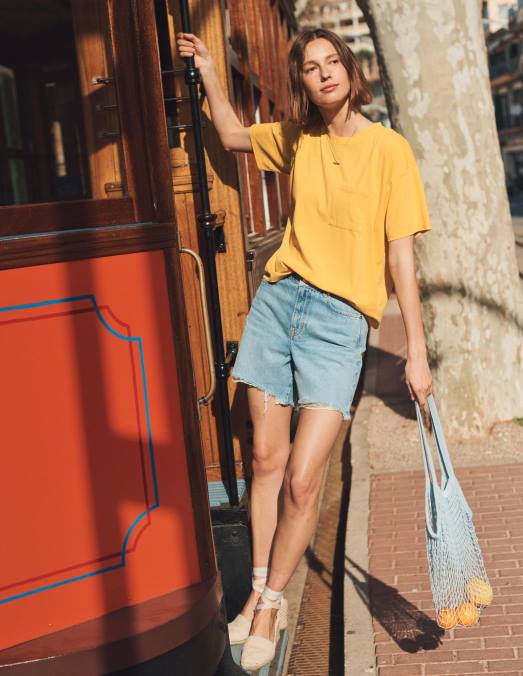 Boden vêtements lumière vintage femmes bermuda en jean LB2X1620