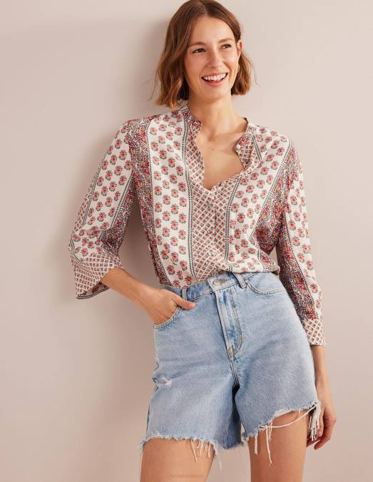 Boden vêtements lumière vintage femmes bermuda en jean LB2X1620