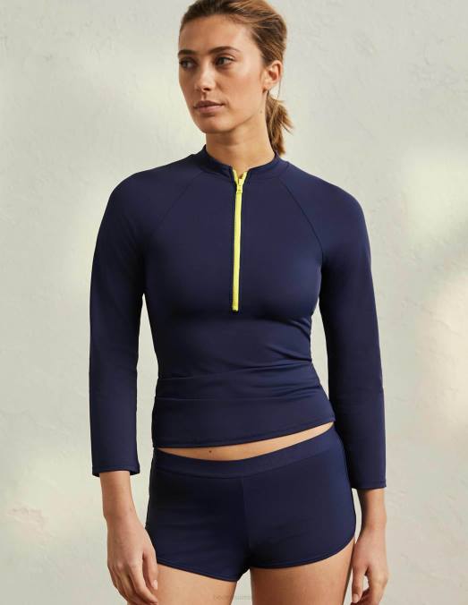 Boden vêtements marine française femmes short de plage à bande élastique LB2X2035