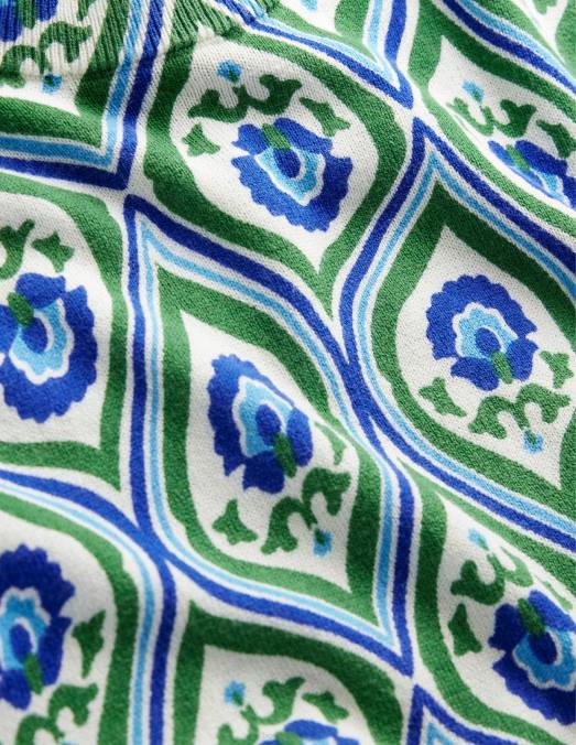 Boden vêtements collines et cascade géo femmes pull imprimé à col montant LB2X1314