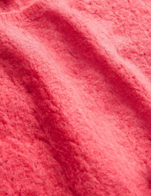 Boden vêtements corail femmes pull en pointelle duveteux LB2X1810