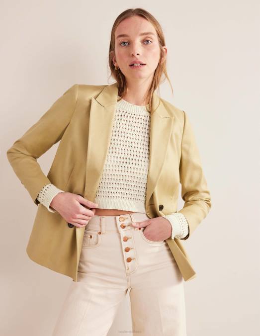 Boden vêtements ivoire chaud femmes pull court en crochet LB2X1166