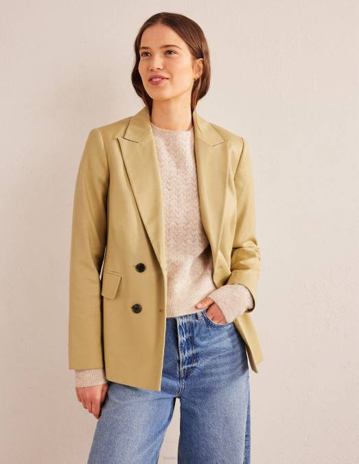 Boden vêtements mélange de flocons d'avoine femmes pull en pointelle duveteux LB2X1740