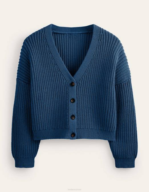 Boden vêtements marine femmes cardigan côtelé oversize LB2X1141