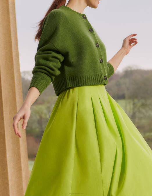 Boden vêtements marine femmes pull court en laine brossée LB2X1401