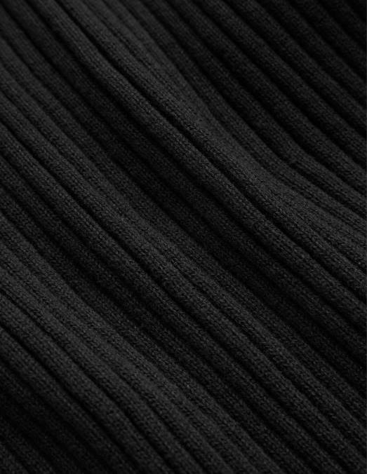 Boden vêtements noir femmes t-shirt en maille à finitions en crochet LB2X631