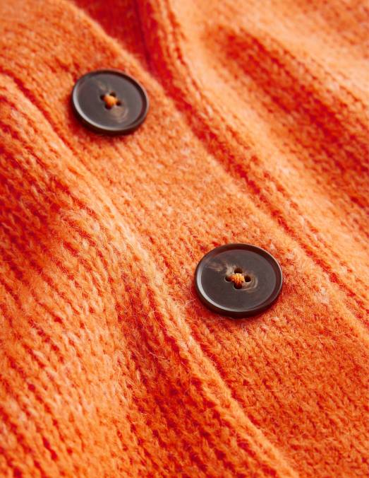 Boden vêtements ombre orange femmes cardigan moelleux LB2X2132