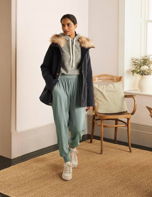 Boden vêtements aulne femmes pantalon de jogging en jersey sarouel LB2X682