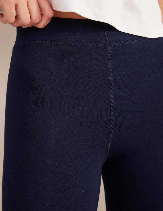 Boden vêtements marine femmes legging en jersey à taille haute LB2X684