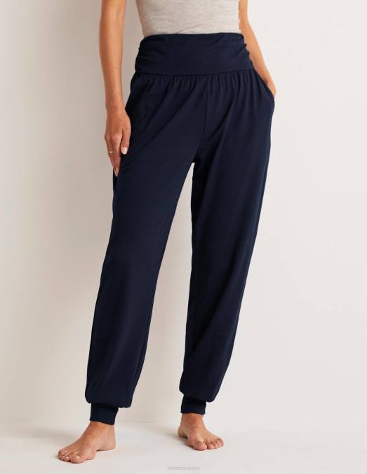 Boden vêtements marine femmes pantalon de jogging en jersey sarouel LB2X680