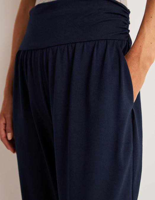 Boden vêtements marine femmes pantalon de jogging en jersey sarouel LB2X680