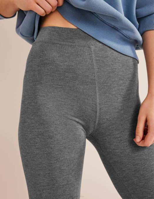 Boden vêtements marne de charbon de bois femmes legging en jersey à taille haute LB2X685