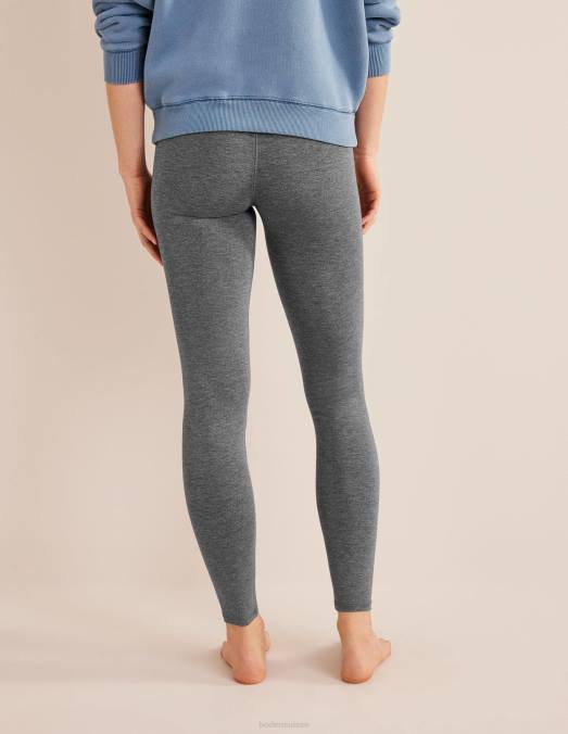 Boden vêtements marne de charbon de bois femmes legging en jersey à taille haute LB2X685